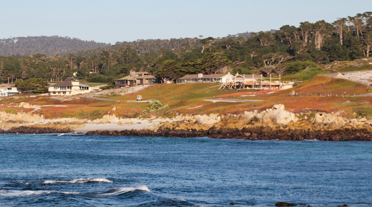 Monterey, California public golf course view from the water